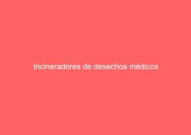Incineradores de desechos médicos
